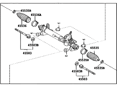 Lexus RX350 Rack And Pinion - 44250-0E011