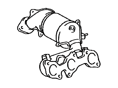 2016 Lexus GS200t Catalytic Converter - 25051-36280