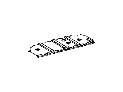 Lexus 58155-0E010 Insulator, Front Floor Heat, NO.3