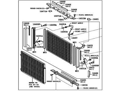 Lexus 16400-0P190 Radiator Assembly