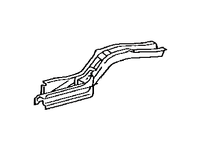 Lexus 57602-0E901 Member Sub-Assy, Rear Floor Side, LH