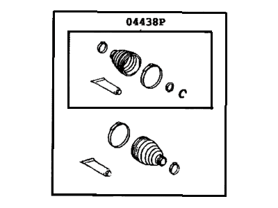 Lexus RX330 CV Boot - 04437-08011