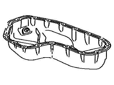 Lexus 12102-31050 Pan Sub-Assy, Oil, NO.2