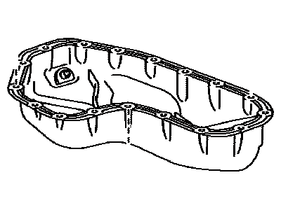 Lexus 12102-0P020 Pan Sub-Assy, Oil, NO.2