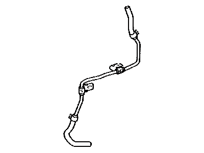 Lexus 44406-0E011 Power Steering Return Tube Sub-Assembly