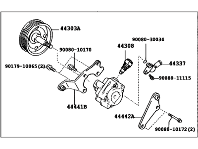 Lexus 44310-0E020 Vane Pump Assembly