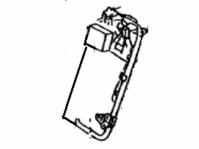 Lexus 71667-0E010 Pad, Rear Seat Back, Center A