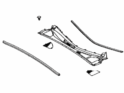 Lexus 55708-0E010 Louver Sub-Assy, Cowl Top Ventilator