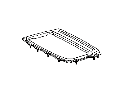 Lexus 63142-0E020 Reinforcement, Roof Panel, NO.2