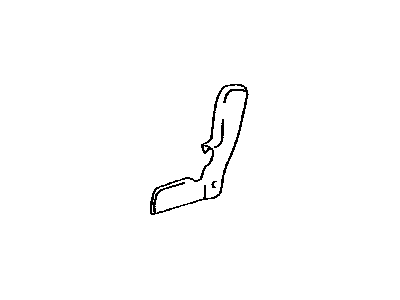 Lexus 71826-0E010-B0 Moulding, Rear Seat Cushion, LH