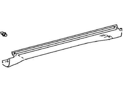 Lexus 75850-0E010 Moulding Assy, Body Rocker Panel, RH