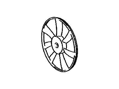 2006 Lexus RX330 Fan Blade - 16361-0P110