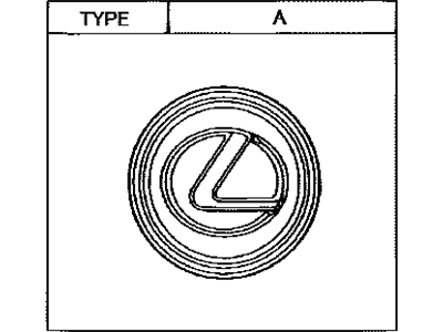 Lexus 42603-AH010 Ornament Sub-Assy, Wheel Hub