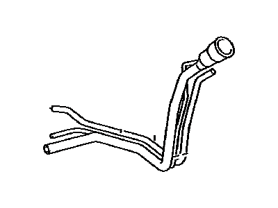 Lexus 77226-50040 Tube, Fuel Tank Breather, NO.6