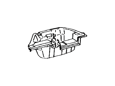 Lexus 64741-0E010 Box, Deck Side Trim, RH