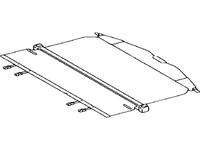 Lexus 64910-0E010-A0 Cover Assy, Tonneau