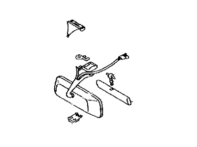 Lexus 87810-50161-A0 Mirror Assy, Inner Rear View