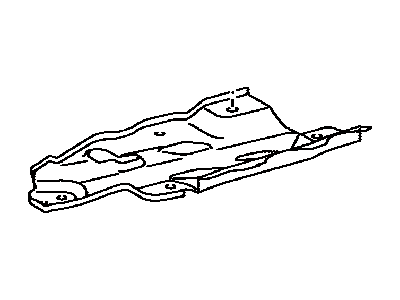 Lexus 12121-50061 Plate, Oil Pan Baffle, NO.1