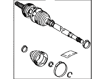 Lexus 43460-69115 Shaft Assembly, OUTBOARD