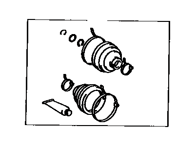 Lexus 04427-60120 Boot Kit, Front Drive Shaft