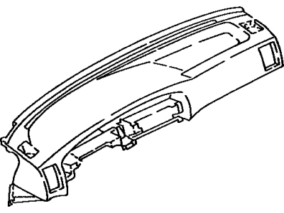 Lexus 55401-60201-B0 Pad Sub-Assy, Instrument Panel Safety