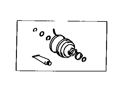 Lexus 04438-60010 Boot Kit, Front Drive Shaft Inboard Joint