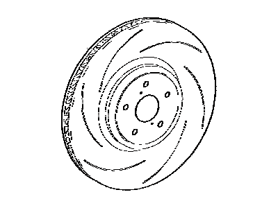 Lexus 43516-0W020 Disc, Front LH