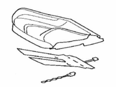 Lexus 71101-30510-D0 Seat Sub-Assembly, FR RH