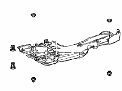 Lexus 58167-30090 Cover, Front Floor, Center