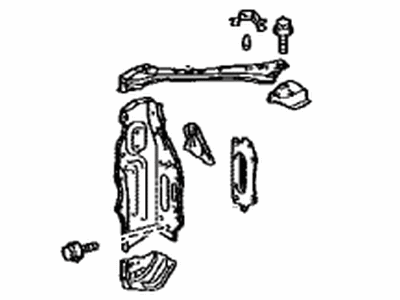 Lexus 53203-30170 Support Sub-Assy, Radiator