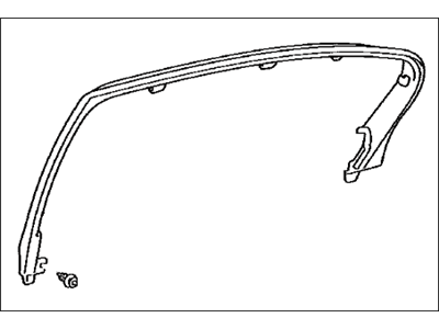 Lexus 67674-30141 GARNISH, Rear Door Frame