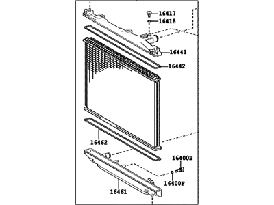 Lexus 16400-38280 Radiator Assembly