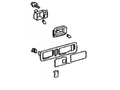 Lexus 81250-50091-A0 Lamp Assy, Rear Room, RH