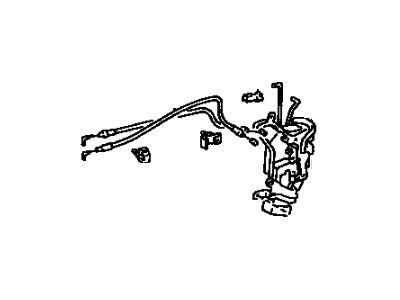 Lexus 69040-48020 Front Door Lock Assembly, Left