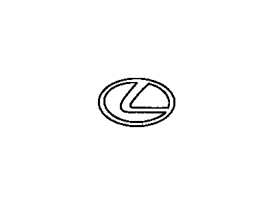 Lexus 75311-48030 Radiator Grille Emblem (Or Front Panel)