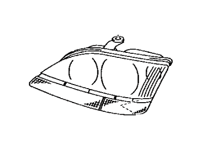 Lexus 81110-48030 Headlamp Assembly, Right