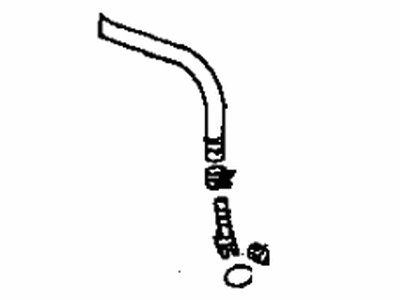 Lexus 35012-48010 Hose Sub-Assy, Transmission Breather