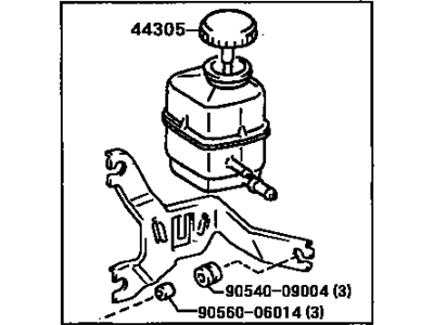 2002 Lexus RX300 Power Steering Reservoir - 44360-48010