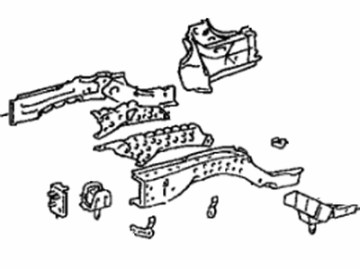 Lexus 57101-48900 Member Sub-Assy, Front Side, RH