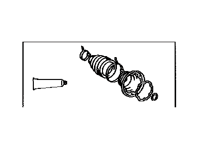 Lexus 04437-48161 Boot Kit, FR Drive S