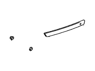 Lexus 76801-48010-A4 Garnish Sub-Assy, Luggage Compartment Door, Outside