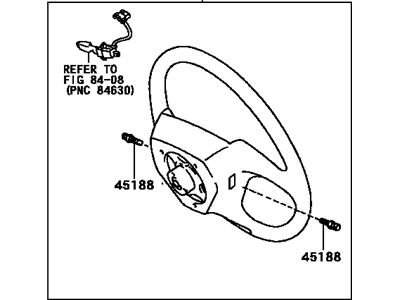 1999 Lexus RX300 Steering Wheel - 45100-48030-B0