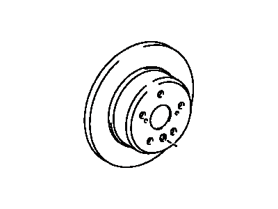 Lexus 42431-33140 Disc, Rear