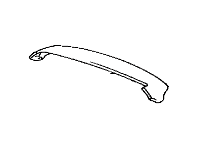 Lexus 76085-76903-B2 Spoiler Sub-Assy, Rear