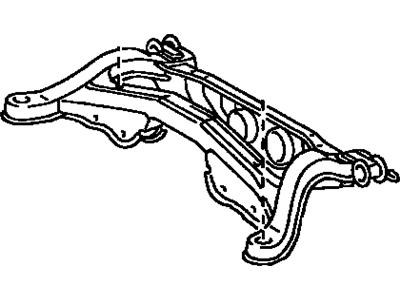 Lexus 51206-48010 Member Sub-Assy, Rear Suspension