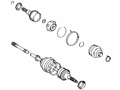 1999 Lexus RX300 Axle Shaft - 43420-48020