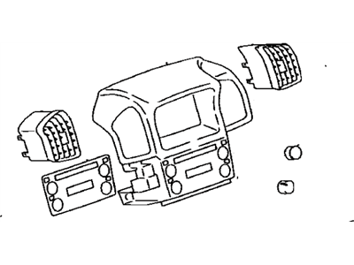 Lexus 84010-48040-E0 Switch Assy, Center Cluster Integration