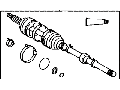 2000 Lexus RX300 Axle Shaft - 43470-39207