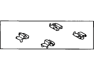 Lexus 04947-48020 Fitting Kit, Disc Brake, Front