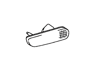 Lexus 81731-48010 Lens, Side Turn Signal Lamp, RH